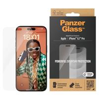 PanzerGlass ® Screen Protector iPhone 15 Pro Max | Classic Fit - thumbnail