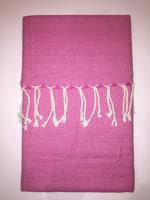 De Witte Lietaer De Witte Lietaer Diamond Hamamdoek Pink 90x172 - thumbnail
