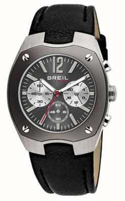 Horlogeband Breil TW0389 Leder Zwart Horlogeband Breil TW0389 Leder Zwart