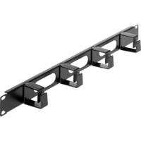 Intellinet 711050 19 inch Kabelgeleiding voor patchkast 1 HE Zwart (RAL 9005) - thumbnail