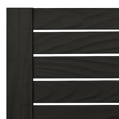 Ligbed tweepersoons 155x138x83 cm polypropeen zwart Ligbed tweepersoons 155x138x83 cm polypropeen zwart