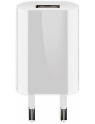 USB-A-adapter - USB-A-lader - 1 poorts - Slim - 1000mA - Wit