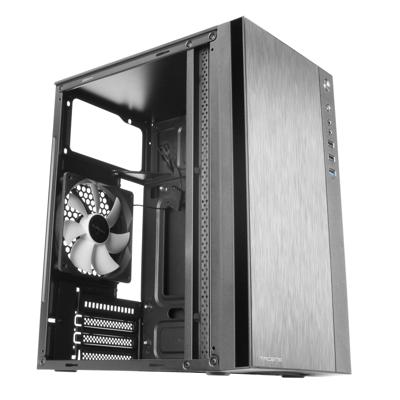 ATX Semi-toren doos Tacens ACX Zwart - thumbnail