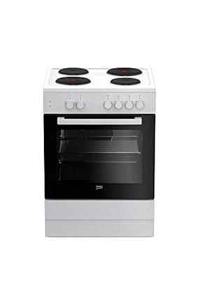 Beko FSS66000GW Elektrisch fornuis Zwart