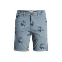 JACK & JONES JEANS INTELLIGENCE regular fit chino short Bowie met all over print trooper - thumbnail