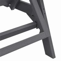 Ligstoel 2 pcs Lichtgrijs 195,5 x 53 x 98,5 cm Polyetheen - thumbnail