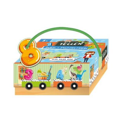 Tellen - boek + puzzeltrein