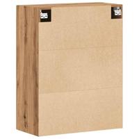 Wandkast 69,5x34x90 cm artisanaal eikenkleurig - thumbnail