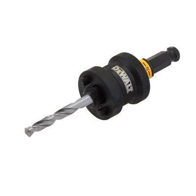 DeWalt DT20625-QZ Quick Connect Adapter | 1/2'' | Voor 32-210 mm Gatzagen | met Multimaterial Centreerboor - DT20625-QZ DeWalt DT20625-QZ Quick Connect Adapter | 1/2'' | Voor 32-210 mm Gatzagen | met Multimaterial Centreerboor - DT20625-QZ