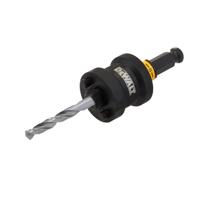 DeWalt DT20625-QZ Quick Connect Adapter | 1/2&apos;&apos; | Voor 32-210 mm Gatzagen | met Multimaterial Centreerboor - DT20625-QZ - thumbnail