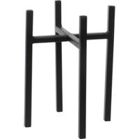 Mica Decorations Pothouder ascot h25cm zwart - thumbnail