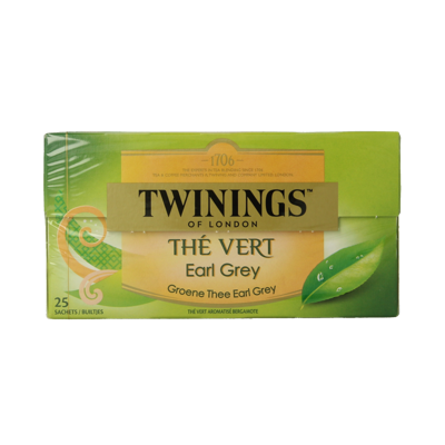 Twinings Green earl grey 25 Zakjes
