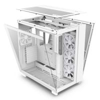 NZXT h9 elite midi tower behuizing (wit | 2x usb-a | 1x usb-c | rgb | tempered glass) - thumbnail