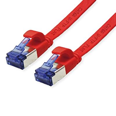 VALUE FTP patchkabel, Cat.6A (Class EA), extra plat, rood, 1 m VALUE FTP patchkabel, Cat.6A (Class EA), extra plat, rood, 1 m