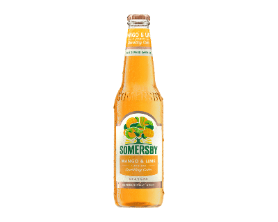 Somersby mango lime cider fles (24x 33cl)