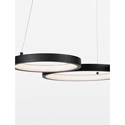 Lyora Moderne hanglampMagnus zwart 55cm - 9248115