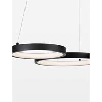 Lyora Moderne hanglampMagnus zwart 55cm - 9248115 - thumbnail