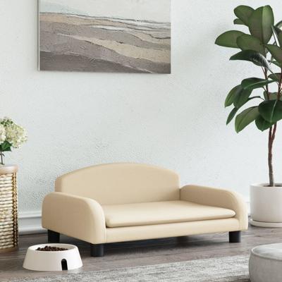 Hondenmand 70x45x30 cm stof crmekleurig