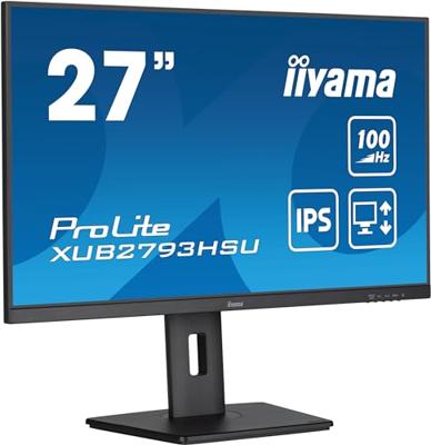 iiyama XUB2793HSU-B6-27, IPS, 1920x1080/100Hz, 1H1DP, HEEFT