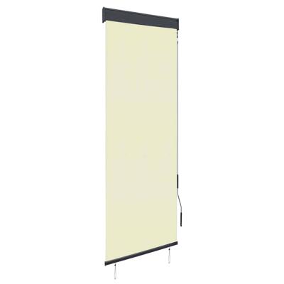 VidaXL Rolgordijn voor buiten 60x250 cm crème