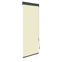 VidaXL Rolgordijn voor buiten 60x250 cm crème - thumbnail