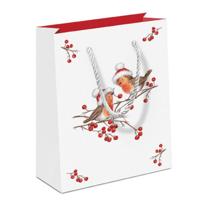 Ambiente geschenktas christmas robins - thumbnail