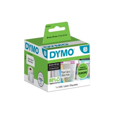 Huismerk DYMO 11354 / S0722540 Labels Verwijderbaar (57x32mm) Huismerk DYMO 11354 / S0722540 Labels Verwijderbaar (57x32mm)