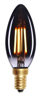 Highlight Lamp LED E14 kaars 4W 130LM 2200K Dimbaar rook