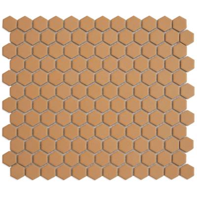 Mozaiek Tegel Hexagon 26x30 cm Mat Tuscany Gold The Mosaic Factory Mozaiek Tegel Hexagon 26x30 cm Mat Tuscany Gold The Mosaic Factory