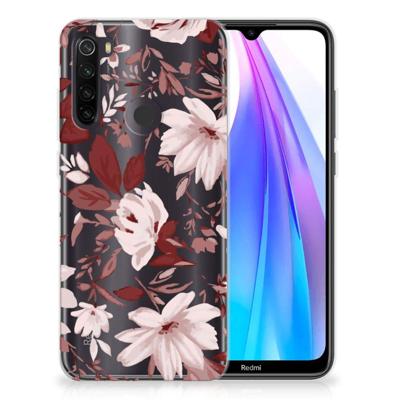 Smartphone hoesje Xiaomi Redmi Note 8T Watercolor Flowers