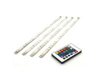 Prolight LED-Strip - Multicolour - 30 cm - Set van 4 - Met Afstandsbediening - thumbnail