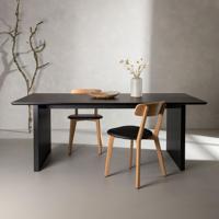 Nohr Eettafel 'Akim' 200 x 100cm, kleur Zwart - thumbnail