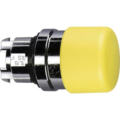 Schneider Electric ZB4BC54 ZB4BC54 Terugstelbaar (Ø) 22 mm Zonder markering Chroom, Geel 1 stuk(s)