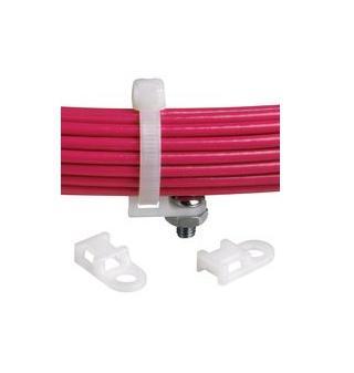 Panduit TA1S8-C Bevestigingssokkel Schroefbaar TA1S8-C Bundel-Ø (bereik) 4.80 mm (max) 4-voudige invoeging Natuur 1 stuk(s)