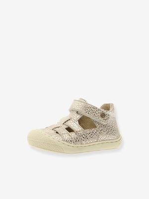 Semi-open laarsjes bede NATURINO zilver