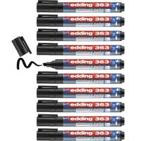 Whiteboardmarker edding 363 schuin 1-5mm zwart | 10 stuks - thumbnail