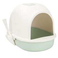 Nobleza kattenbak met schepje - Maat S - Groen - ZONDER DEURTJE - thumbnail