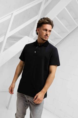 Versace Jeans Couture Contrast Barocco Polo Heren Zwart - Maat S - Kleur: Zwart | Soccerfanshop