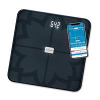 Medisana BS 450 sw Analyse-personenweegschaal Digitaal Weegbereik (max.): 180 kg Zwart Met Bluetooth, ITO-sensoren - thumbnail