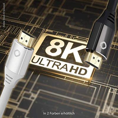 Oehlbach: Black Magic MKII Ultra-High-Speed HDMI-kabel 1,5 meter - Wit