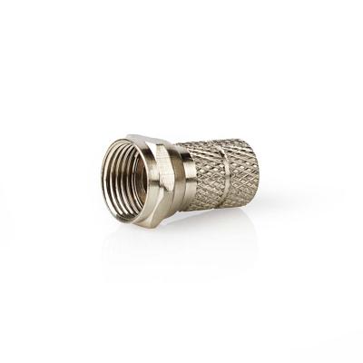 Nedis F-Connector | Male | Twist-On | 5.5 mm | Zilver | 5 Stuks | 1 stuks - CSGB41903ME CSGB41903ME