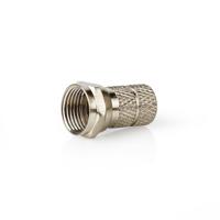 Nedis F-Connector | Male | Twist-On | 5.5 mm | Zilver | 5 Stuks | 1 stuks - CSGB41903ME CSGB41903ME - thumbnail