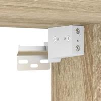 2-delige Badkamermeubelset bewerkt hout sonoma eikenkleurig - thumbnail