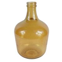 Fles gerecycled glas amber 42 cm | 2 stuks - thumbnail