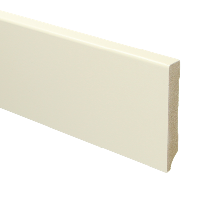 MDF Moderne plint 90x15 voorgelakt RAL9001 - lengte 240cm