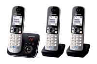 PANASONIC Dect residentiële telefoon - TG6823 - Trio met antwoordapparaat - Zilver en zwart - thumbnail