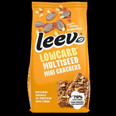 Leev Lowcarb mini crackers multiseeds bio 85 Gram