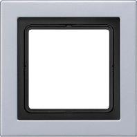 Jung LS990 Design Afdekraam Aluminium 1-voudig ALD2981 - thumbnail