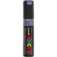 Uni-Posca Posca marker, afm pc-8k, lijndikte 8 mm, breed, metallic violet, 1 stuk - thumbnail