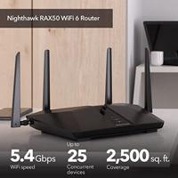 NETGEAR Nighthawk AX5400 draadloze router Gigabit Ethernet Dual-band (2.4 GHz / 5 GHz) Zwart - thumbnail